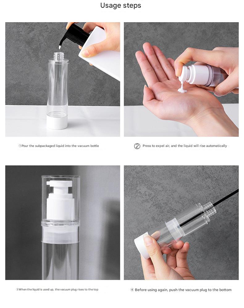 Compact travel spray bottle set 1