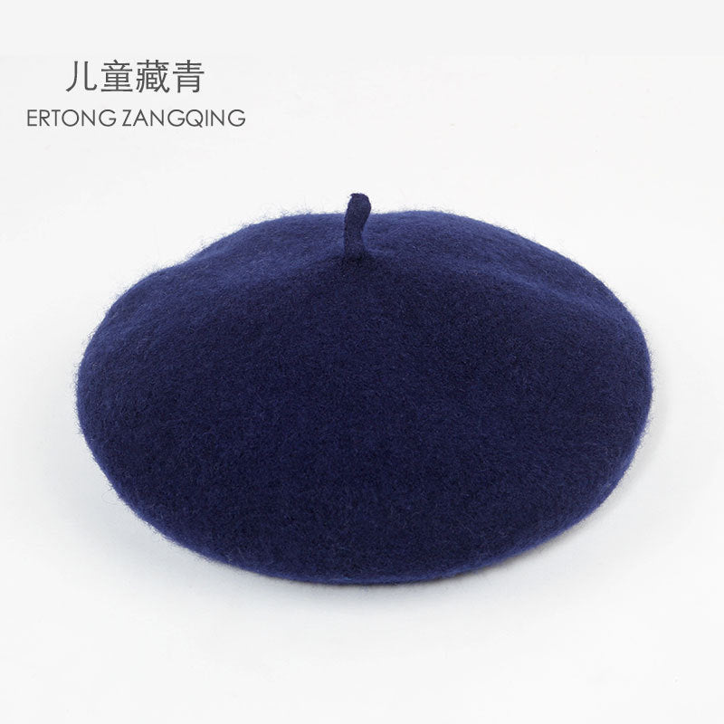 Kids wool beret hat image 6