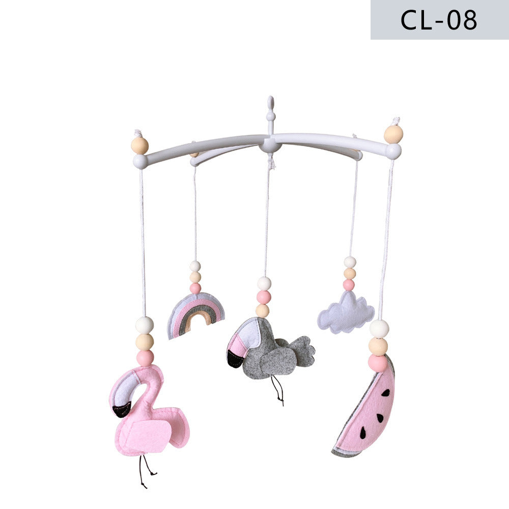 Colorful felt nursery mobile image 3
