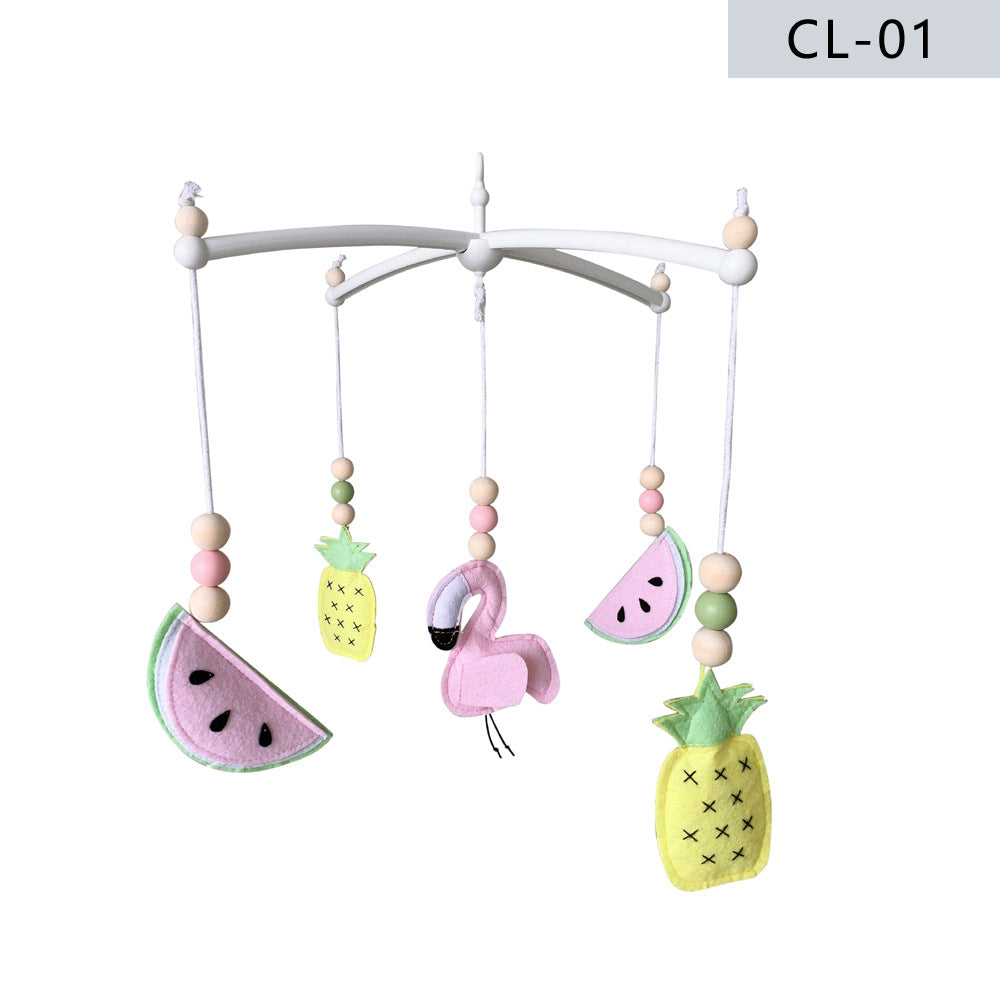 Soft color felt baby mobile image 10