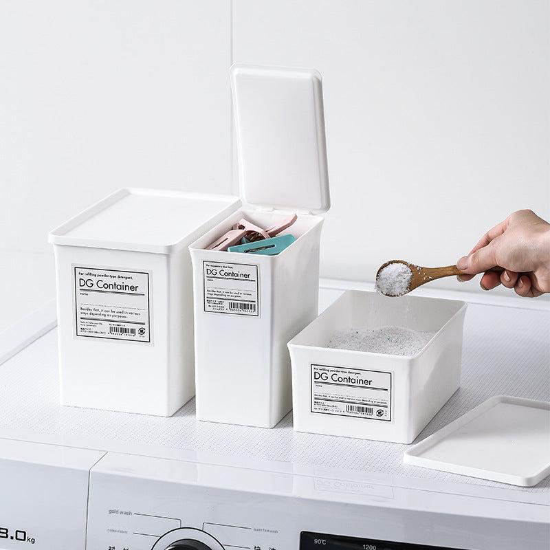 Japanese laundry powder storage container image 3