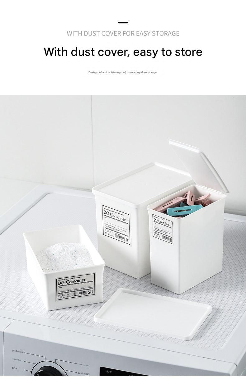 Japanese laundry powder storage container image 8