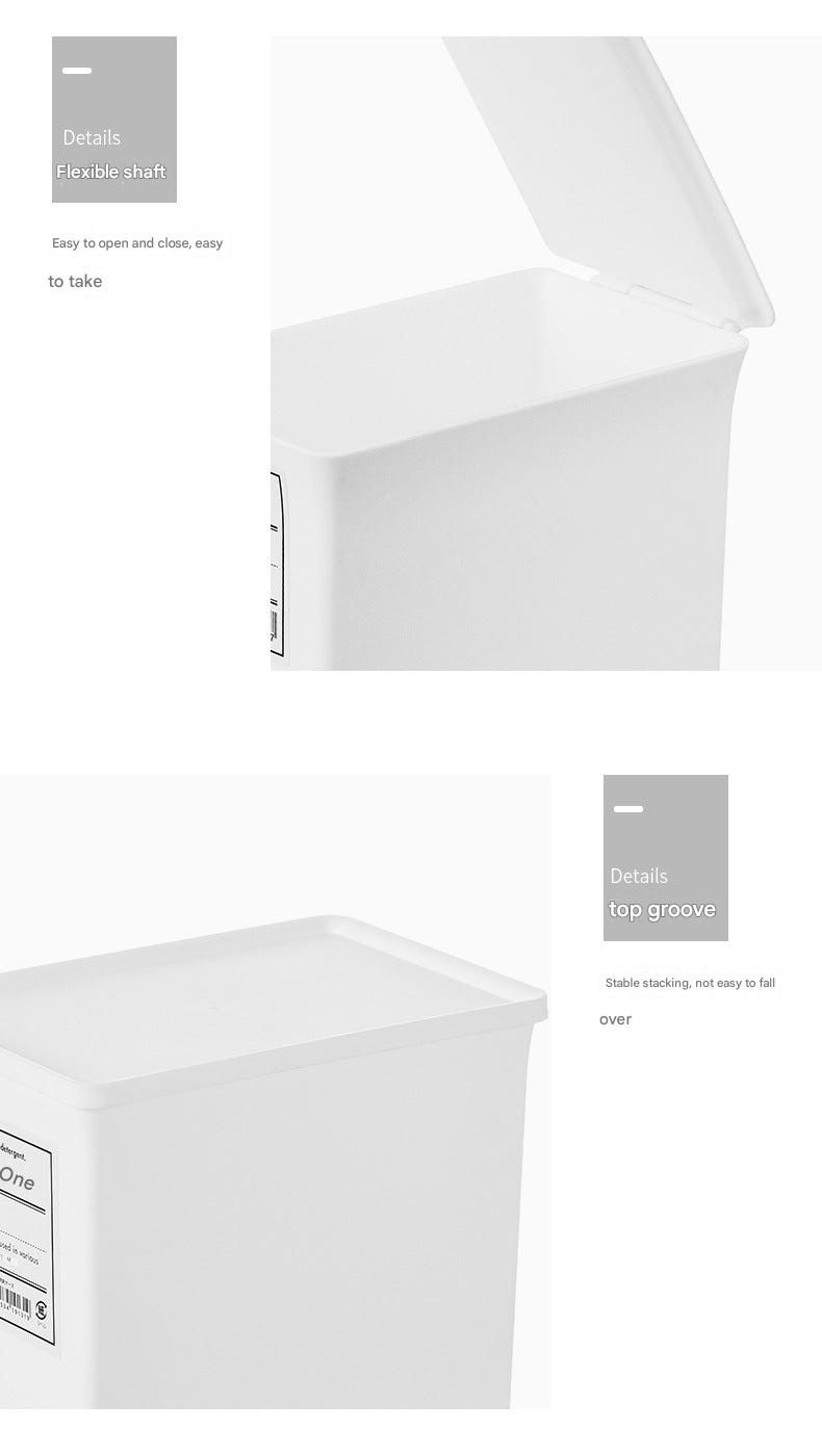 Japanese laundry powder storage container image 3