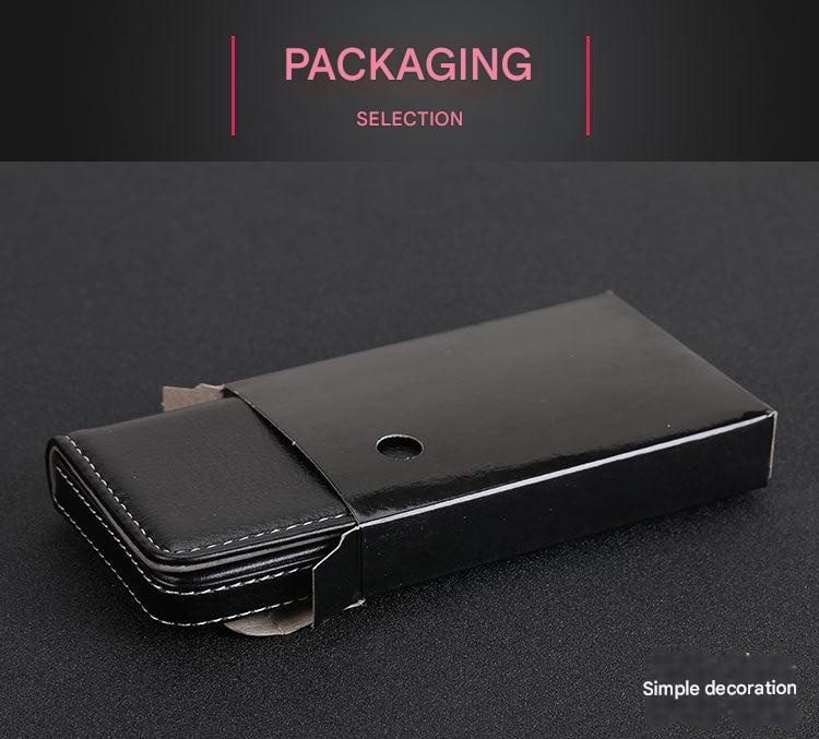 Business card holder red color