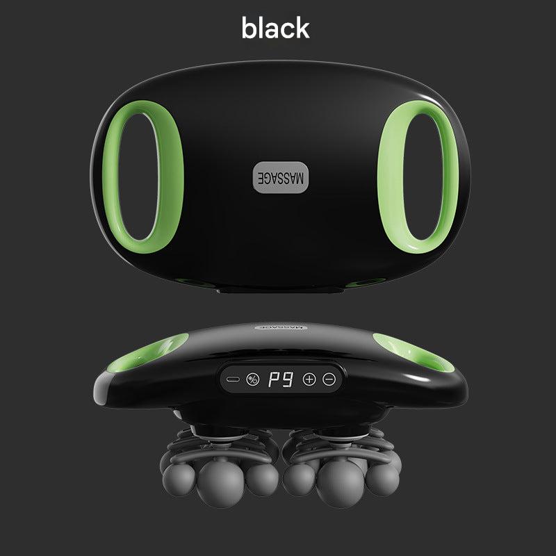 Rechargeable massage gun with multiple heads