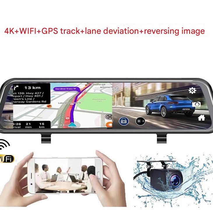 rear view mirror dash cam installation setup