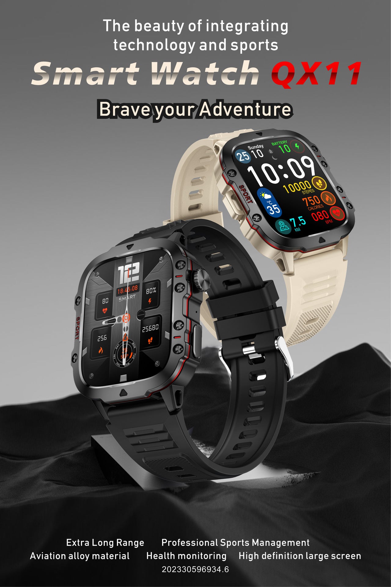 Advanced health tracking smartwatch