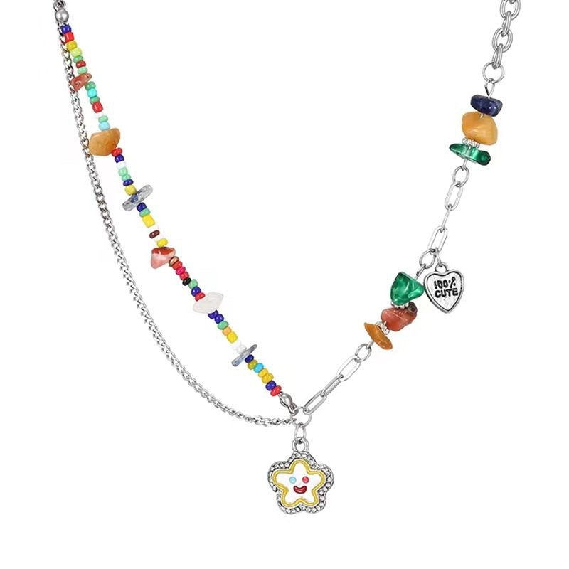 Colorful Beaded Necklace for Women