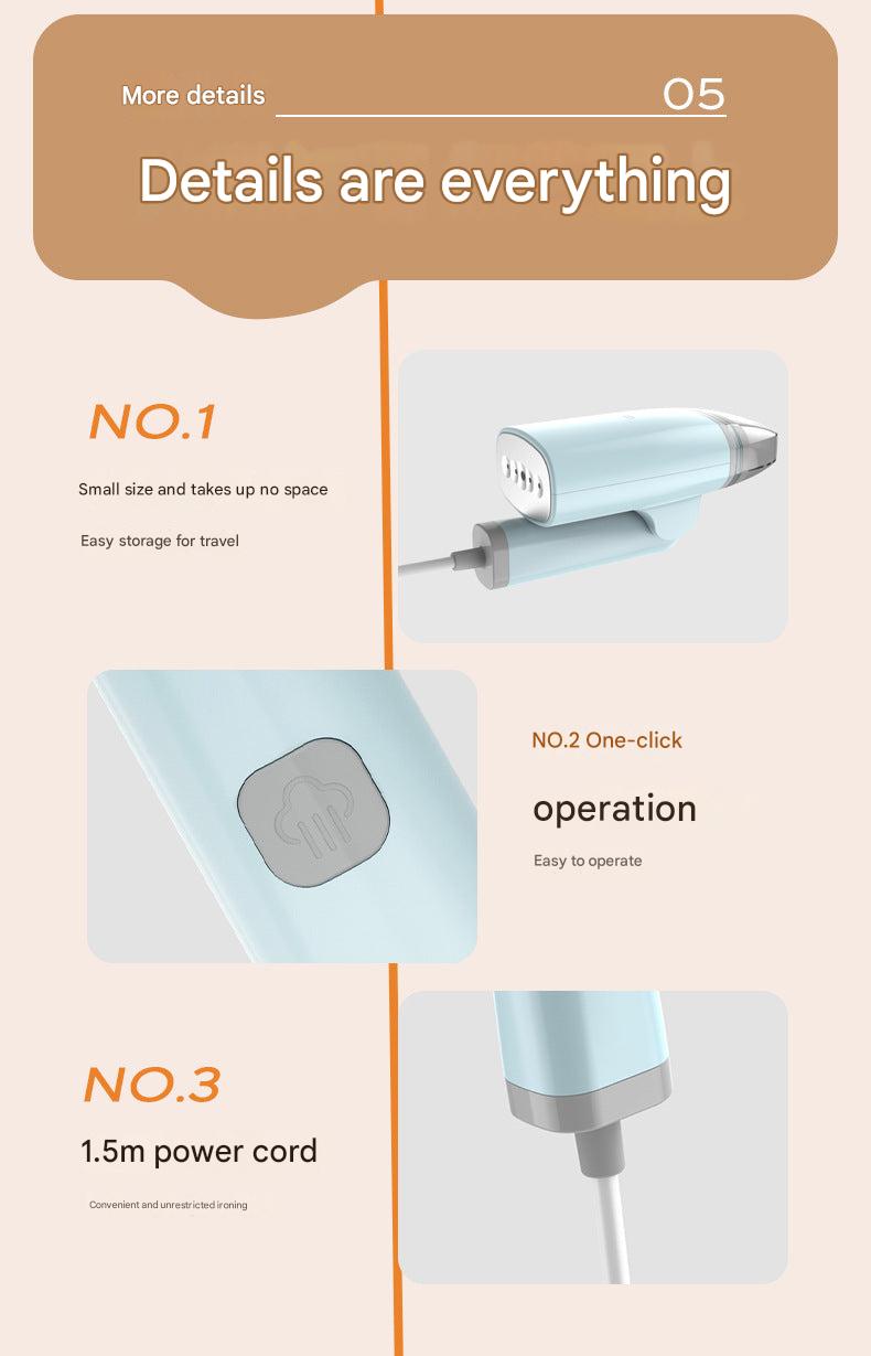 Portable steam iron with water tank