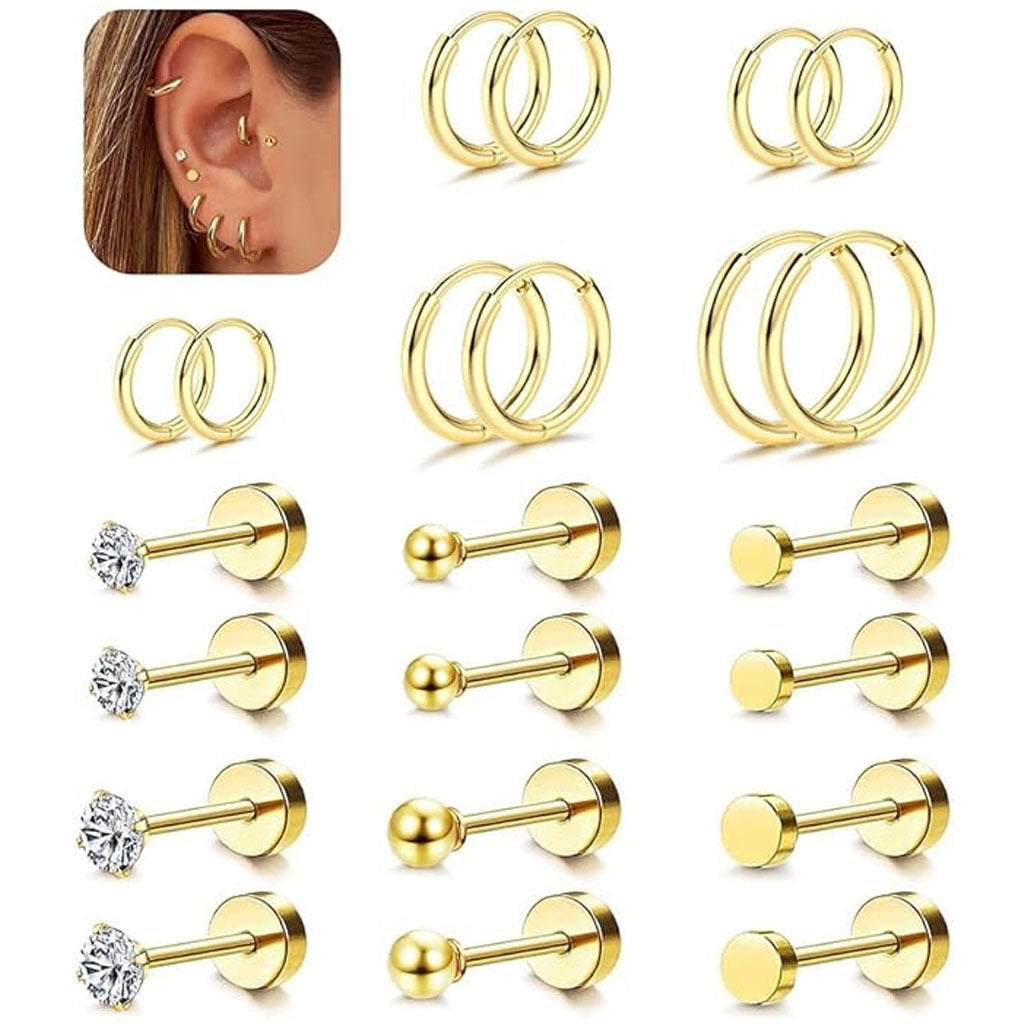 Close-up of zircon crystal earrings image 4