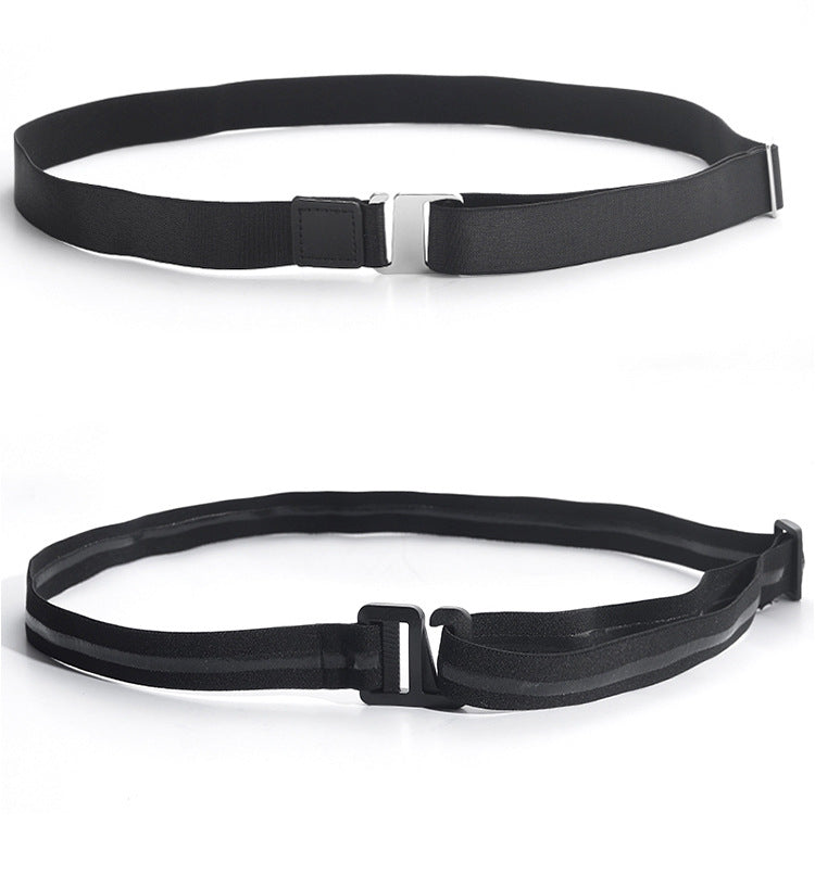 Invisible anti-slip shirt stay belt for men