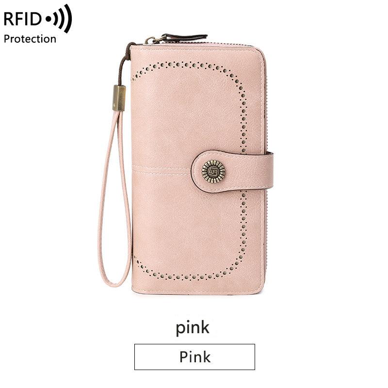 fashionable women's wallet in brown