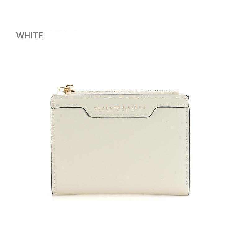 Yellow zipper wallet with card slots