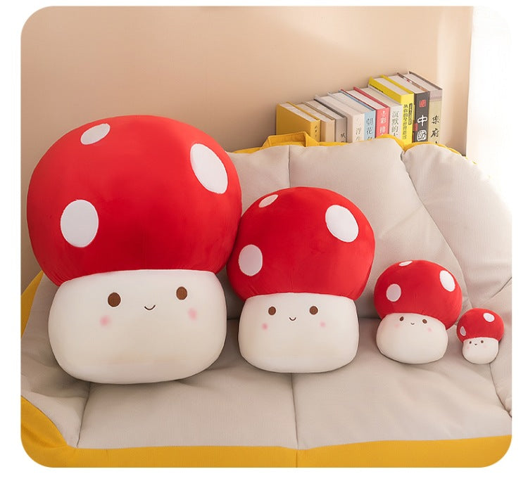 cute red mushroom figurine
