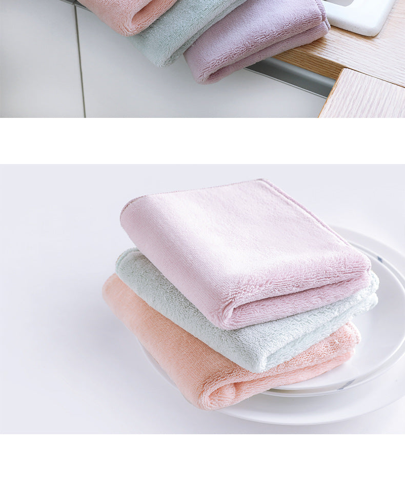 Super absorbent coral velvet dish towel image 1