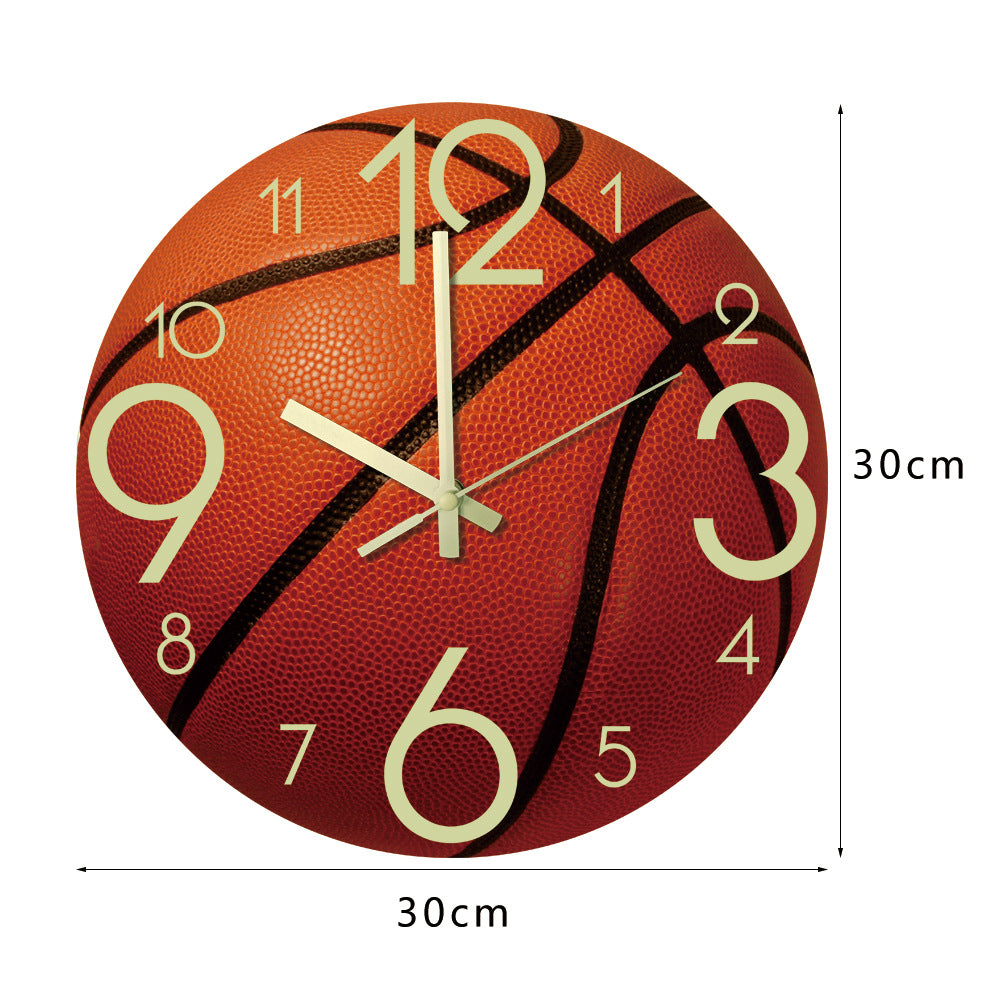 Luminous acrylic wall clock