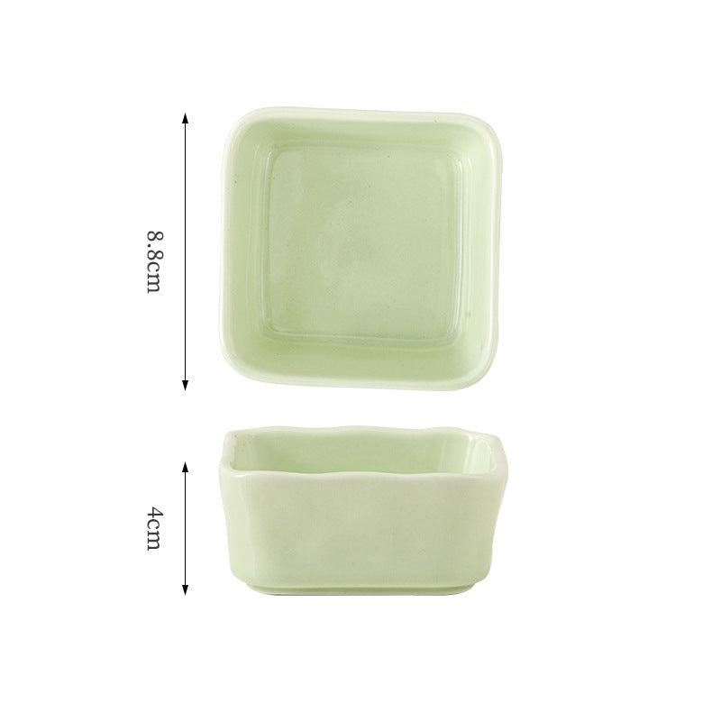 Ceramic divided plate for entertaining guests