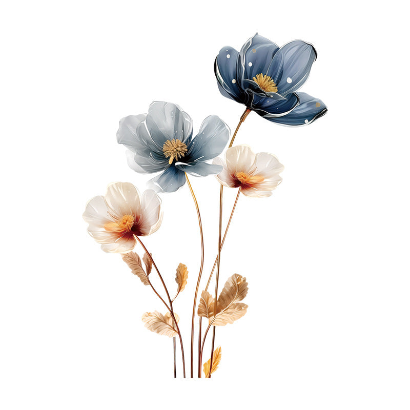 3D floral wall sticker design 2