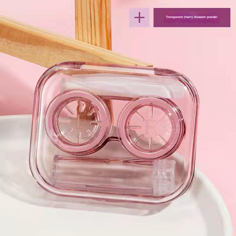 Cute heart-patterned contact lens holder
