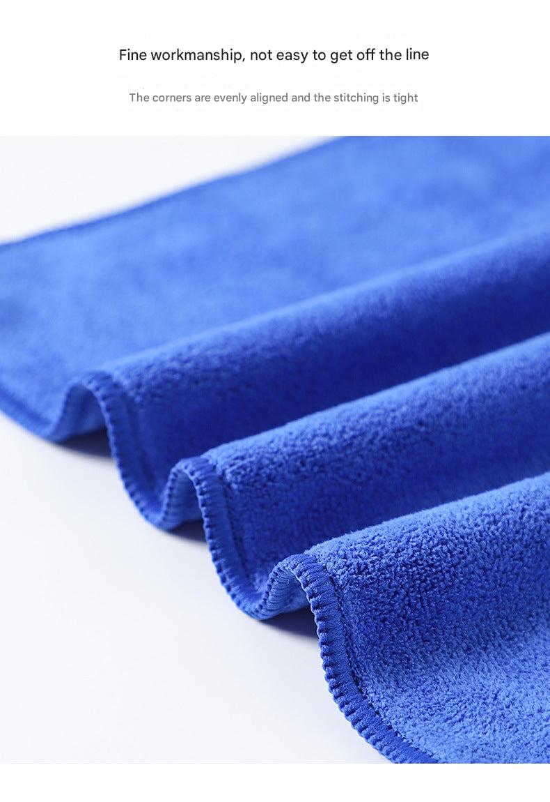Microfiber cloth with cleaning supplies