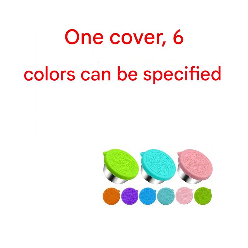 Stainless steel sauce cup with lid - image 1