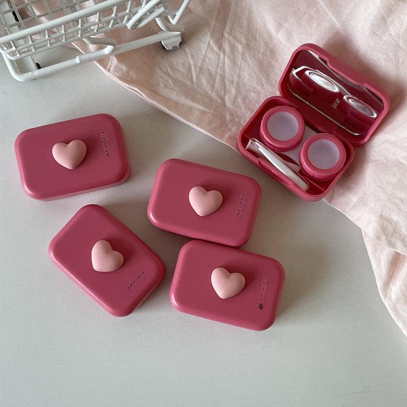 Colorful contact lens case in various designs