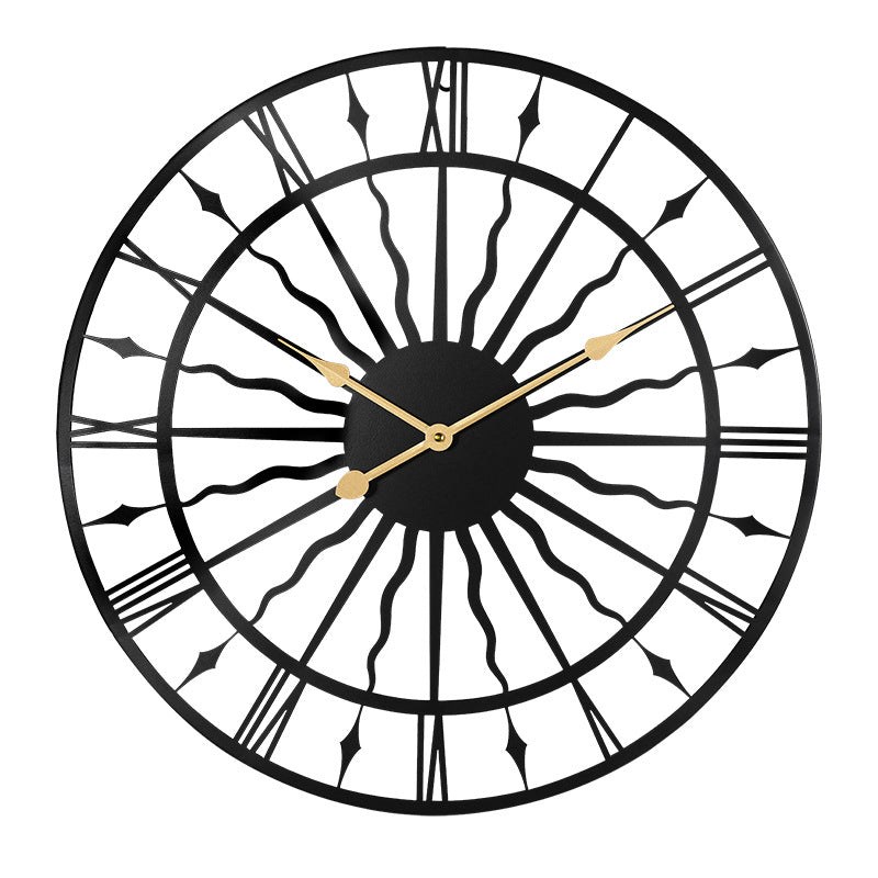 Elegant hollow design clock image 2