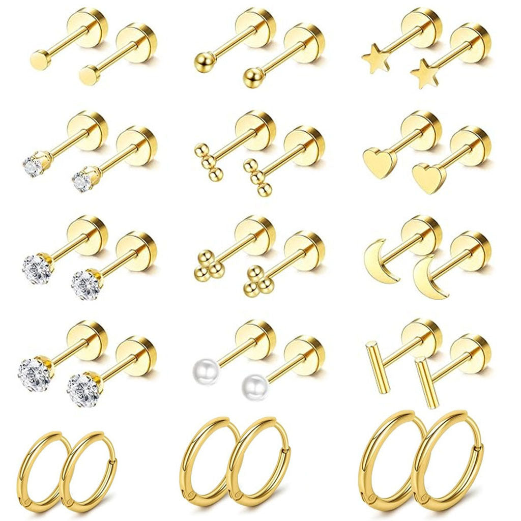 Earrings set displayed on a neutral background image 10