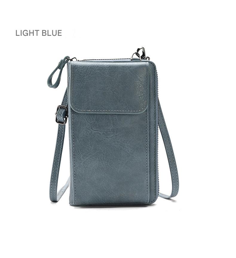 Women's crossbody wallet green