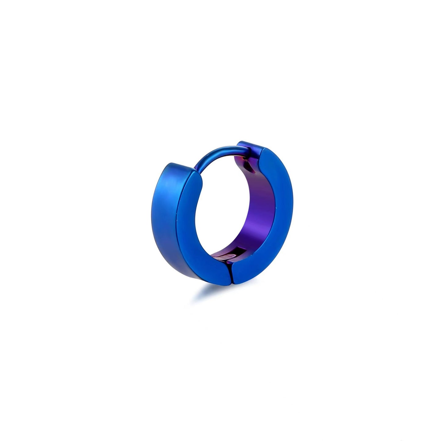 Hypoallergenic titanium earrings in colorful hues