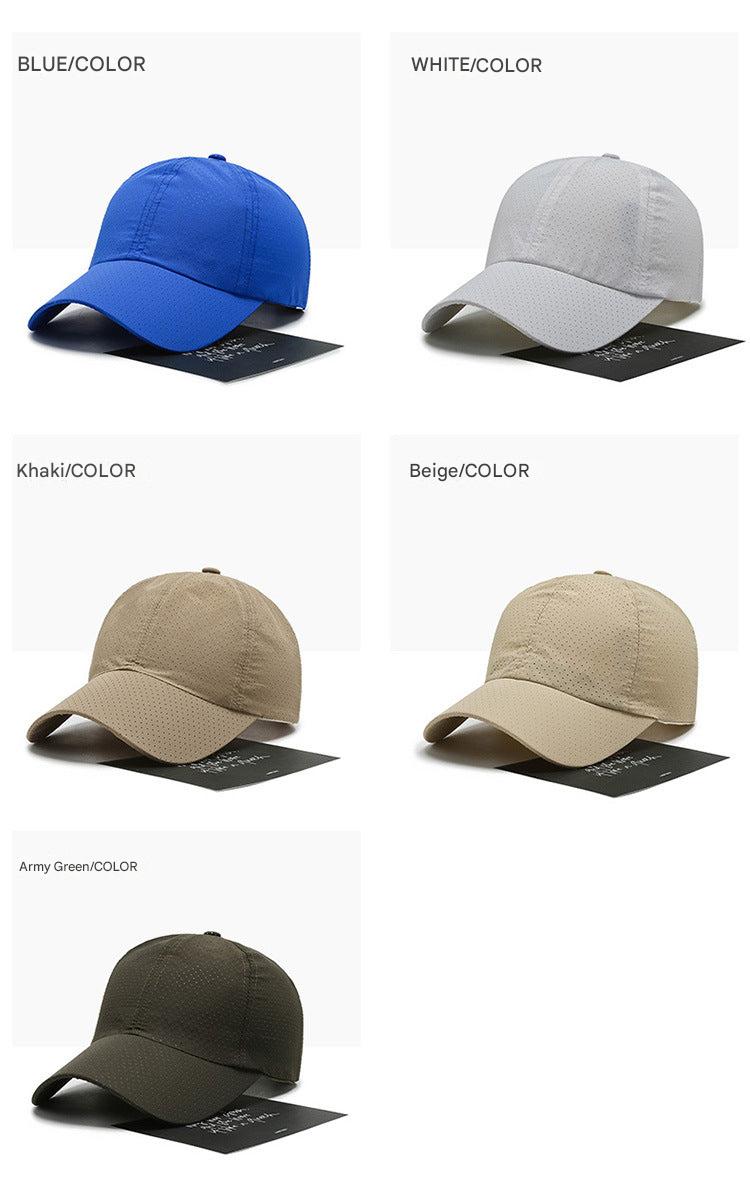 Men's quick-dry baseball cap in royal blue