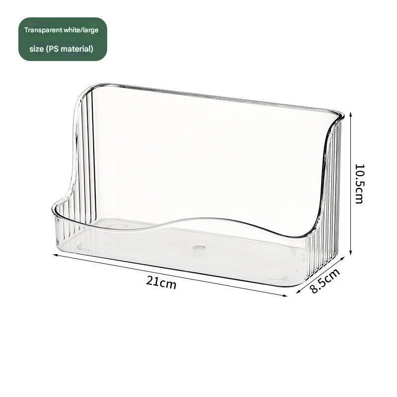 Jewelry holder with transparent design