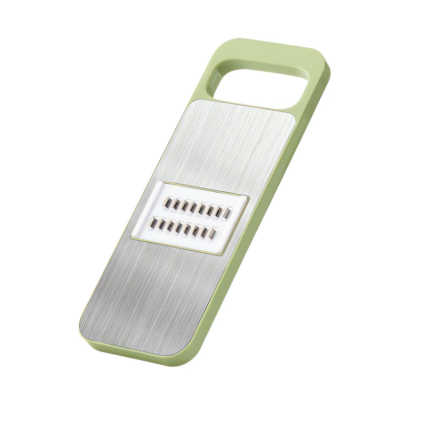 stainless steel grater on white background