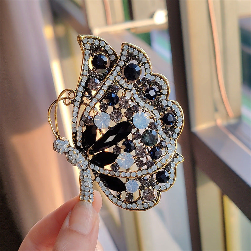 colorful butterfly brooch for women