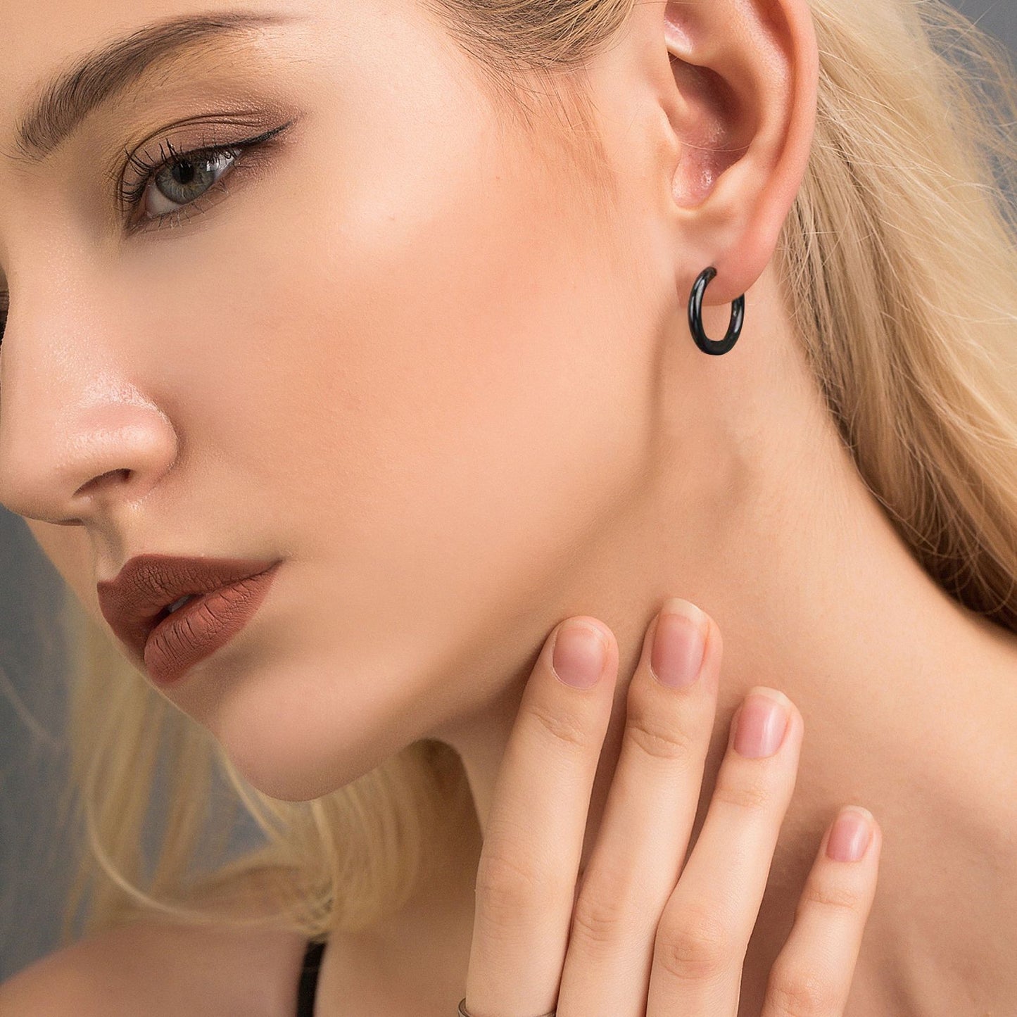 Durable Stainless Steel Earrings Set