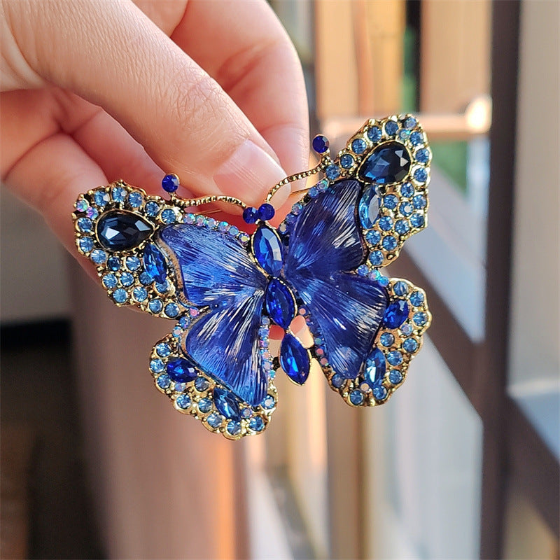 Elegant butterfly brooch for women
