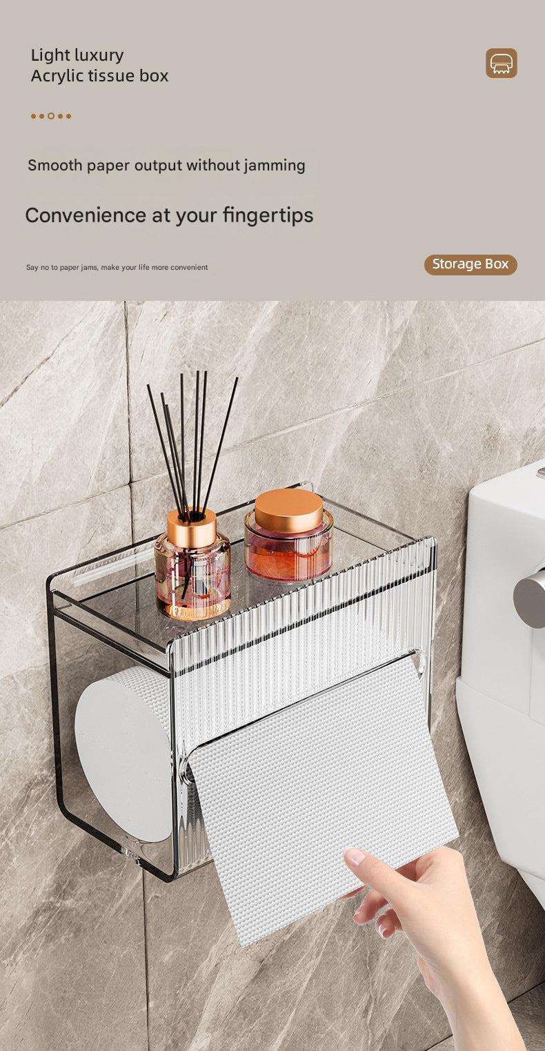Modern acrylic tissue box design