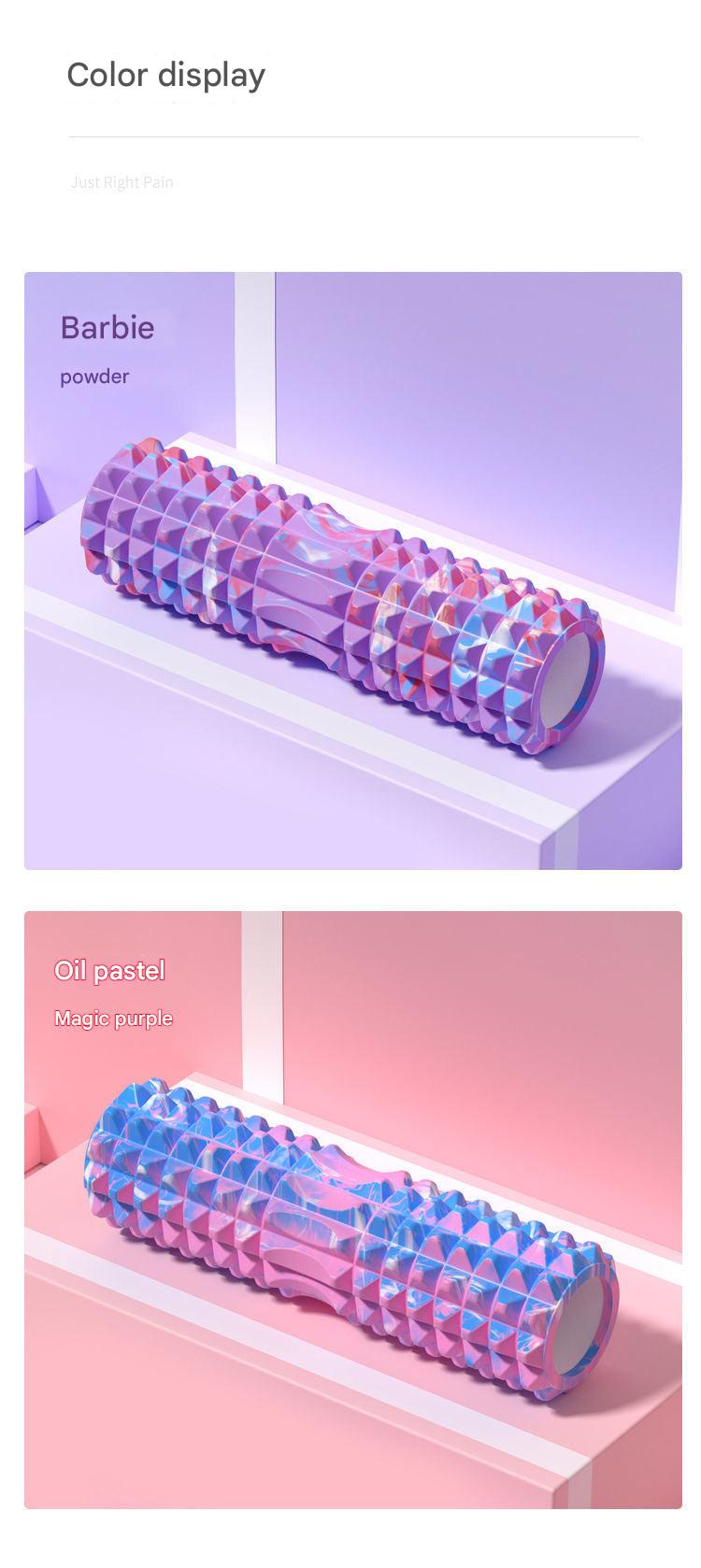 Foam roller massage stick for muscle recovery