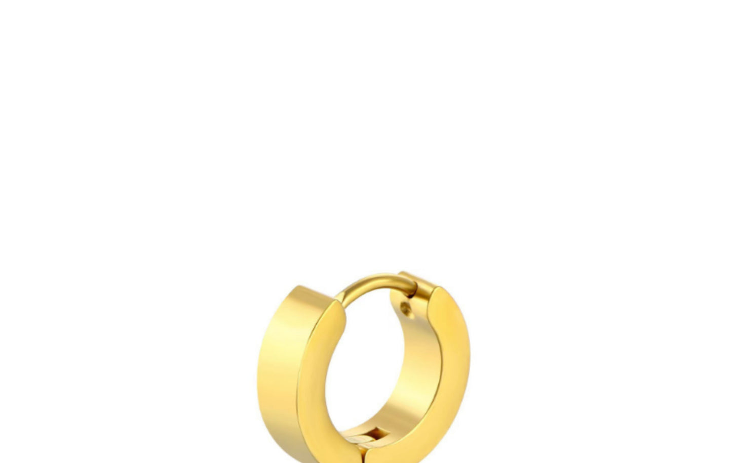 Geometric circle earrings for men and women