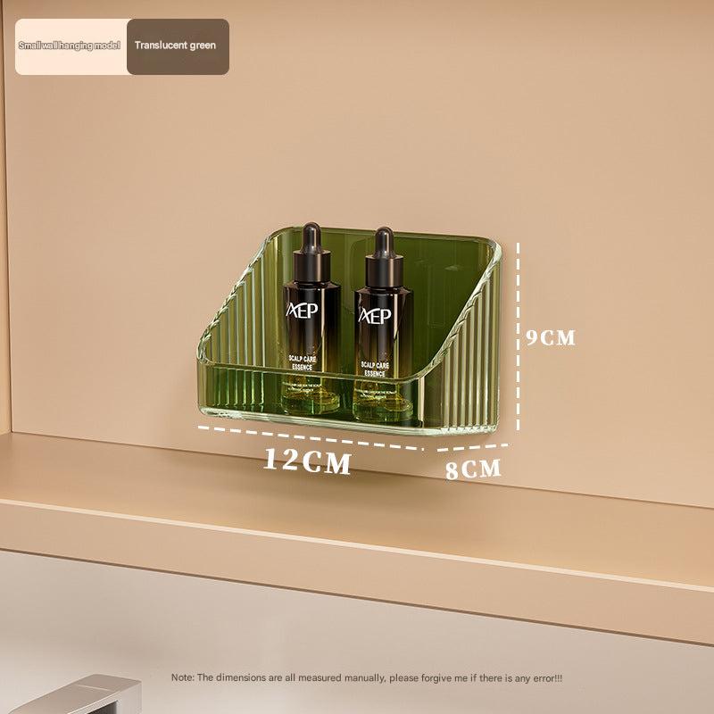 Bathroom countertop organizer for makeup accessories