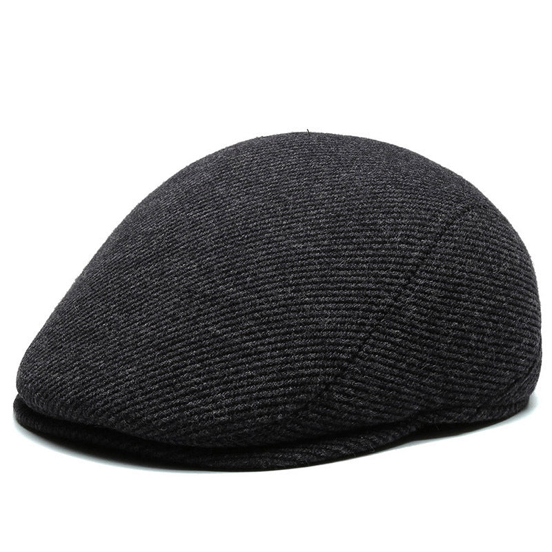 Men's winter ear protection hat - cotton material