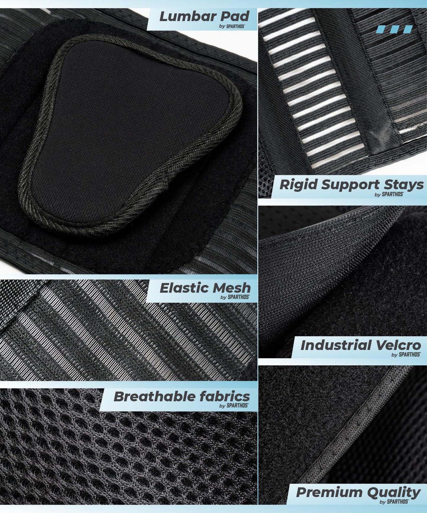 Adjustable Waist Support Belt Image 3