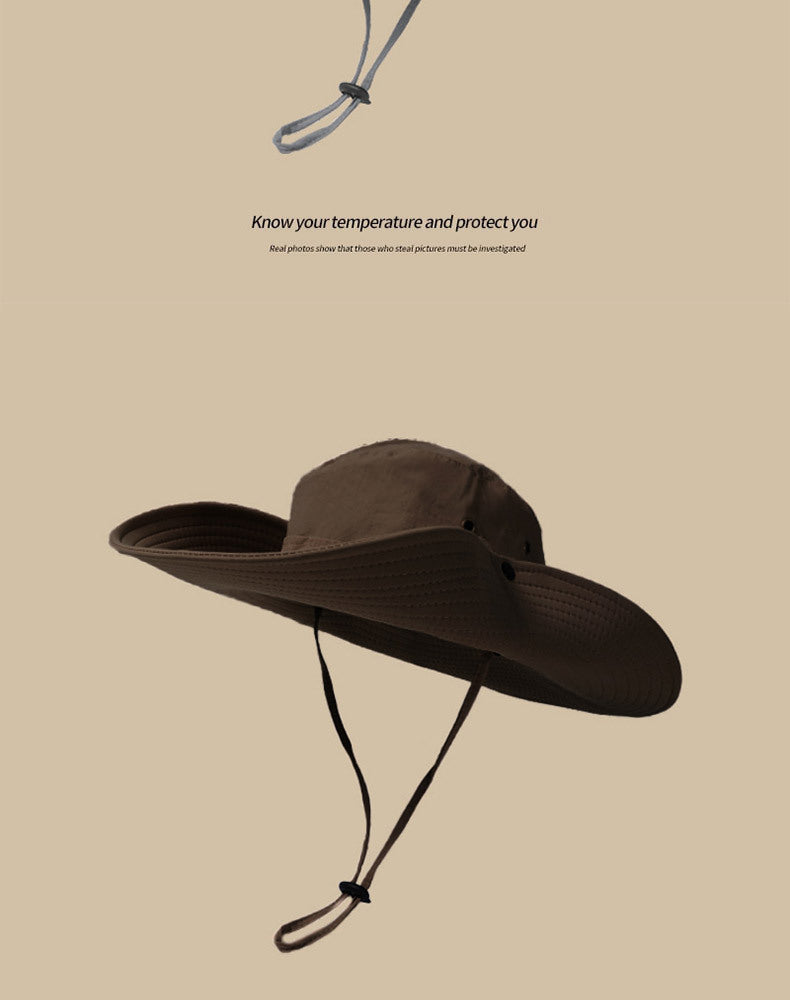 Stylish cowboy hat for fishing trips