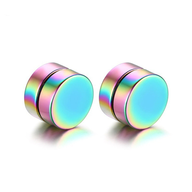 Gold magnetic ear studs image 4