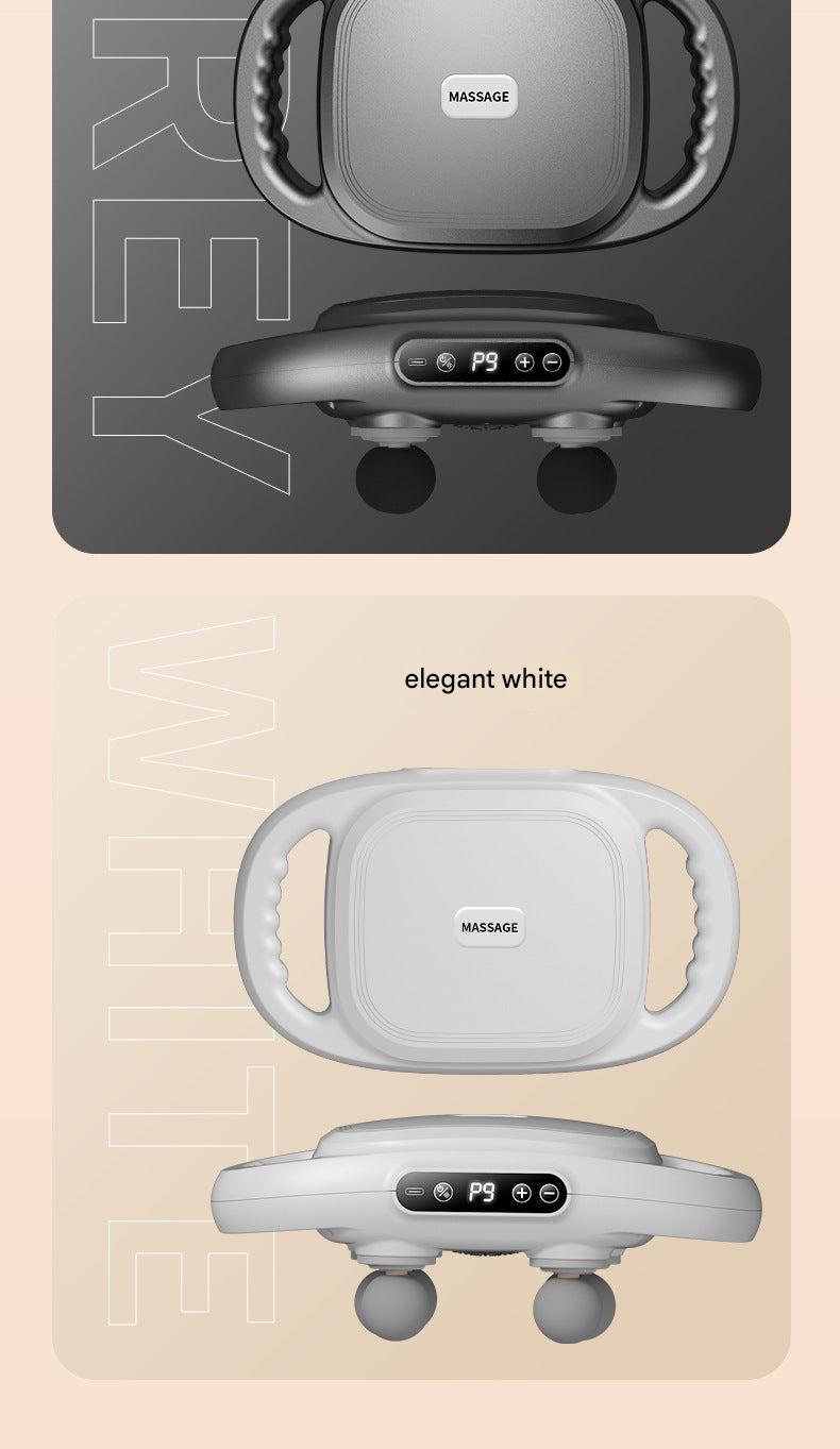 Rechargeable massage gun with multiple heads