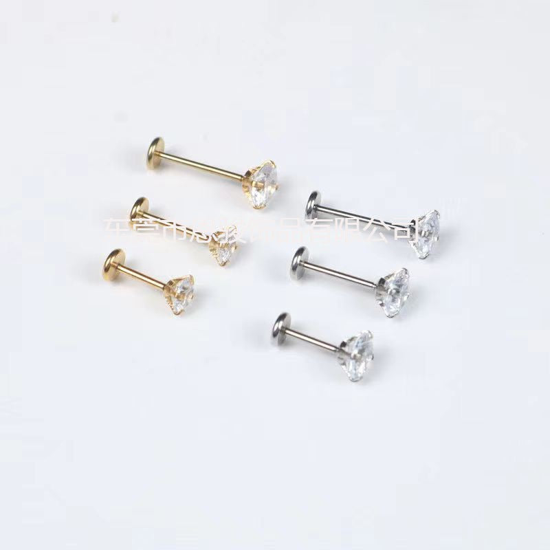 Stainless steel piercing jewelry image 1