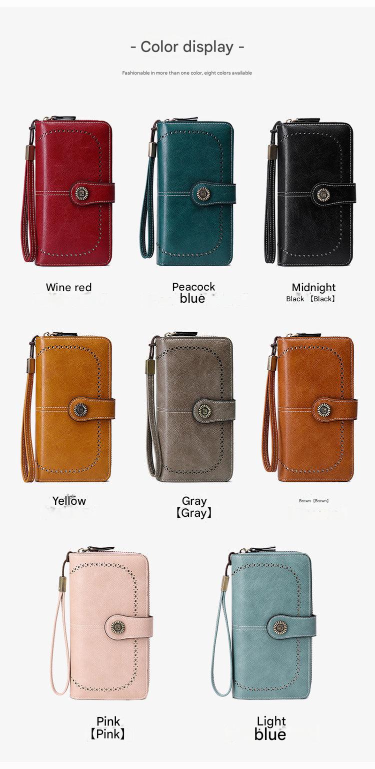 fashionable women's wallet in brown