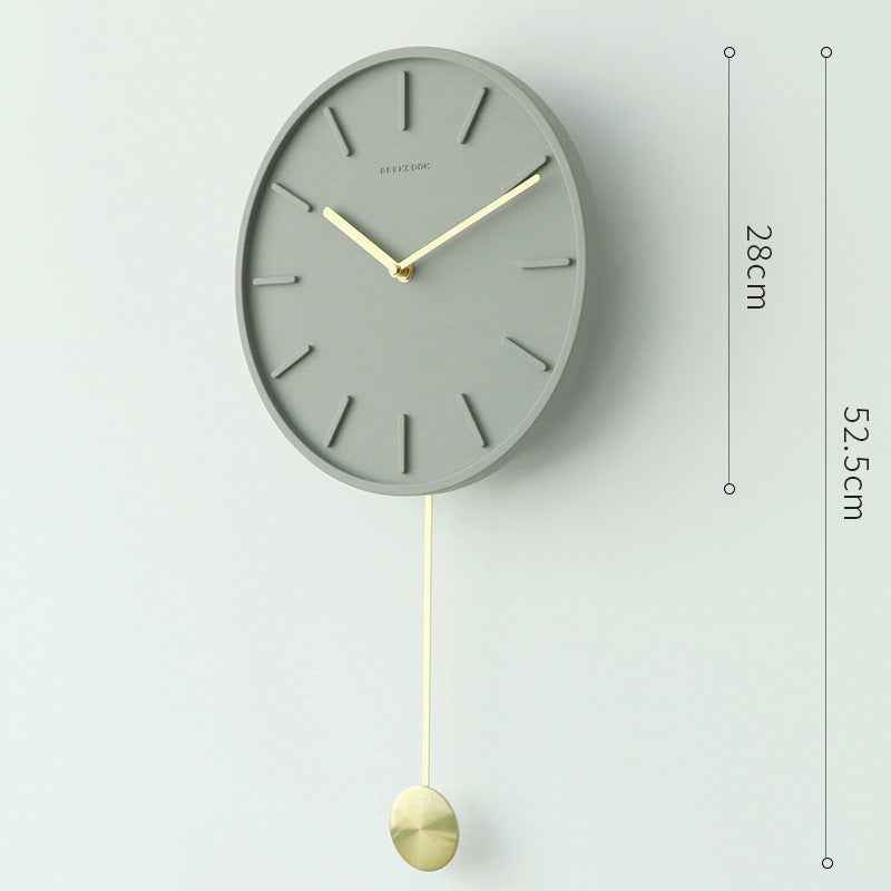 11 inch wall clock in contemporary interior