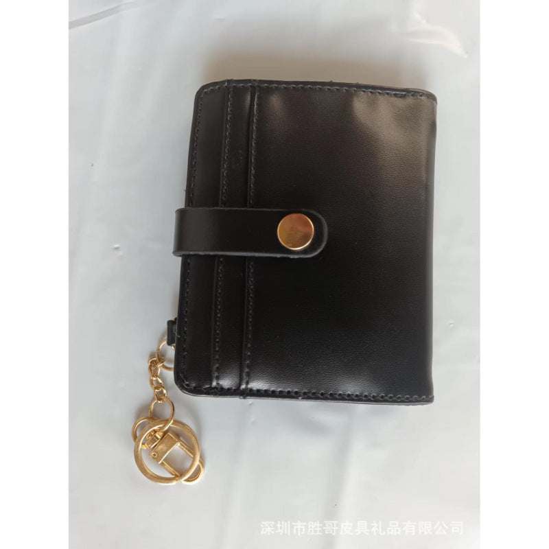 women's short wallet blue color