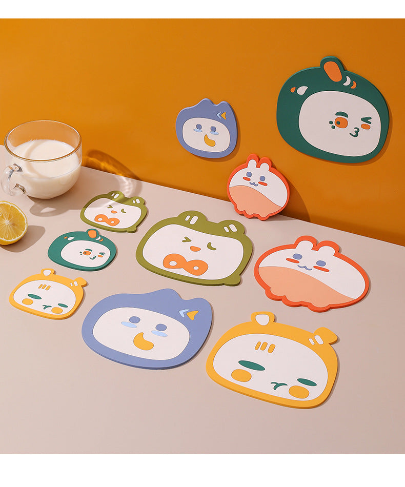Colorful Cartoon Table Mat - Orange